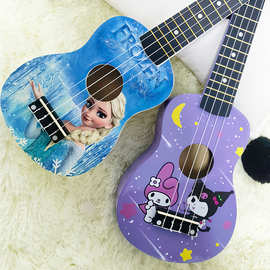 一件代发 21寸卡通初学者儿童木质乌克丽丽ukulele小吉他尤克里里