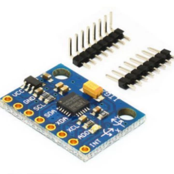 MPU-6050 module three-axis accelerator 6DOF module GY-521 has a code schematic