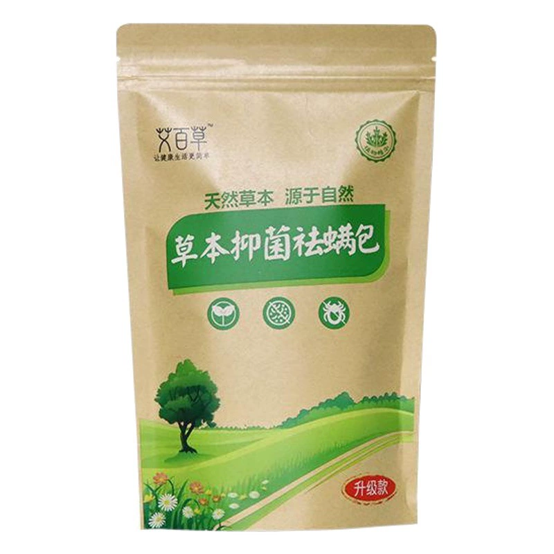 Взрывчатая Artemisia Baicao 10 пакетов Травяной пакет для удаления бактериостаза и клещей Бытовое удаление постельного клеща Средняя трава Растение Дегельминтизация оптом