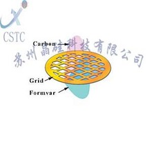 微栅、双联100/200/300/400目铜网普通碳膜透射电镜TEM载网支持膜