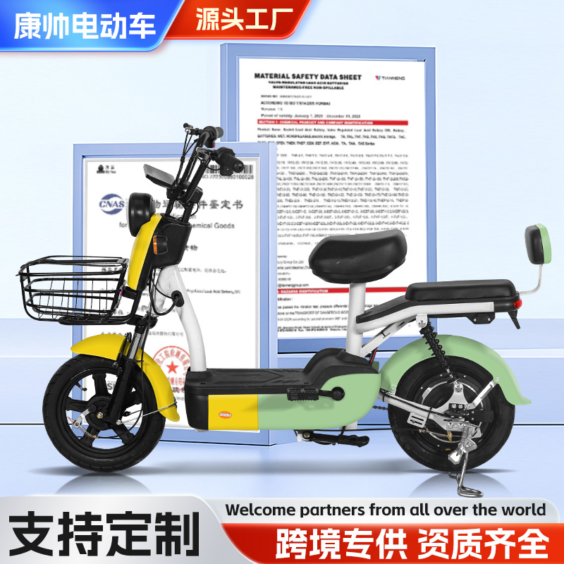 Fabricante de Vehículos Eléctricos Huidou Suministra Bicicletas Eléctricas de Dos Ruedas para Comercio Exterior al por Mayor, Bicicletas de Desplazamiento con Batería de Plomo-Ácido y Litio, Scooters Eléctricos