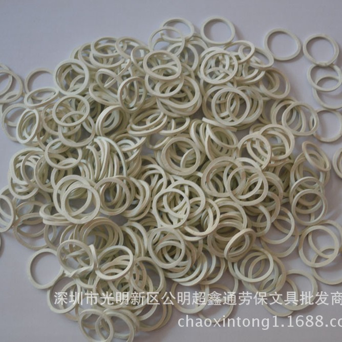 乳白色橡皮筋 高品质橡胶圈 橡皮圈 0.8英寸乳胶圈弹性好规格