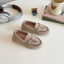 外贸儿童宝宝学步鞋2025夏季新款单鞋百搭平底舒适女童乐福休闲鞋