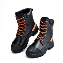 消防抢险救援鞋比火靴战斗胶鞋训练钢板鞋底防砸防刺穿鞋