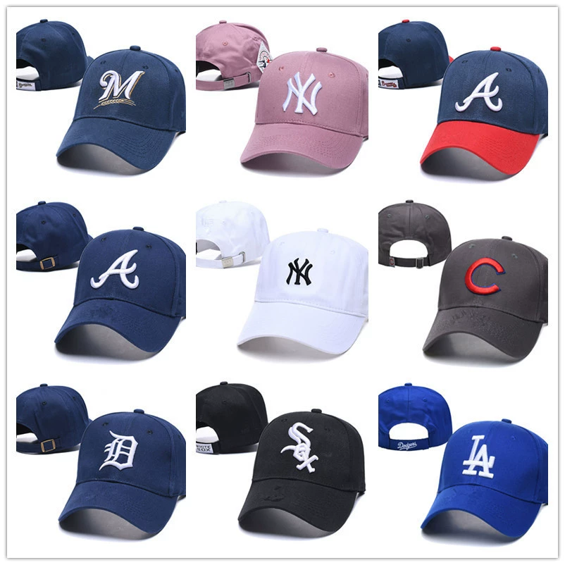 Бейсболка лиги 2026 года Cap [Atlanta Braves] Бейсболка с солнцезащитой тень буква вышивка козырек