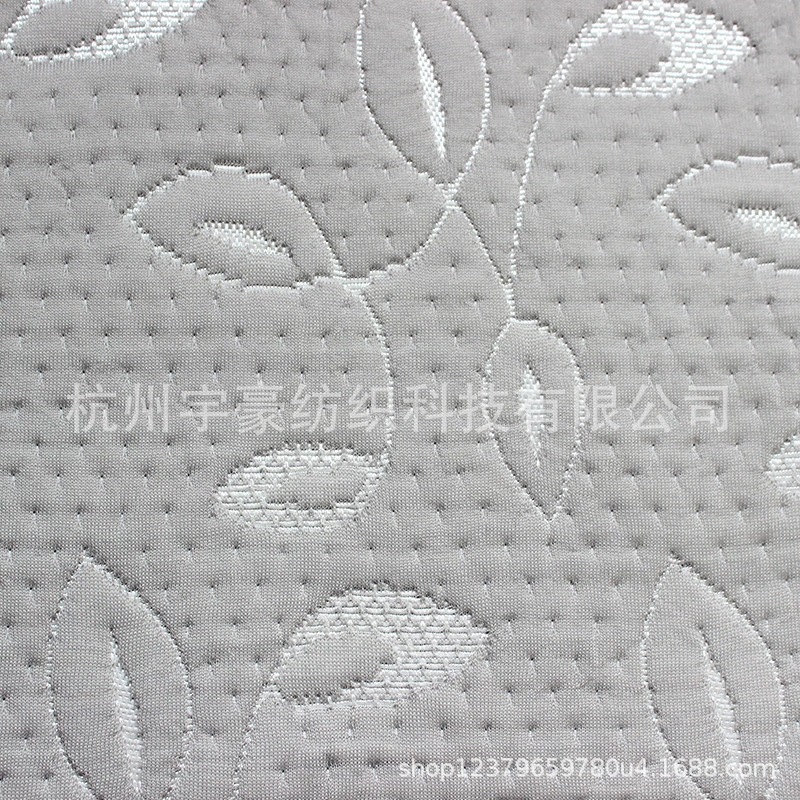 家居家纺透气针织提花面料记忆枕床笠床垫面料空气层亲肤柔软