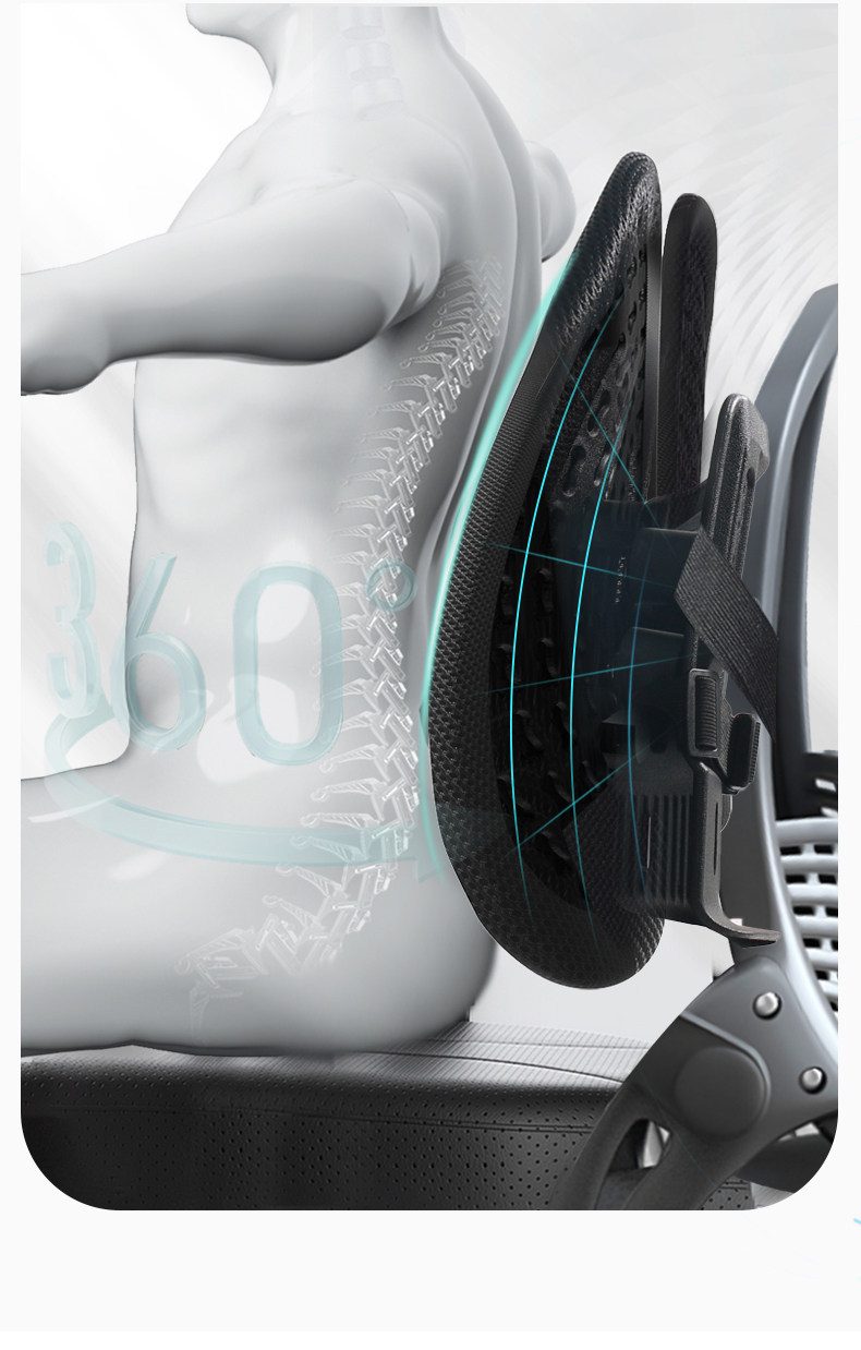 Mr. Rou's Ergonomic Lumbar Support Office Lumbar Cushion Summer Driver's Seat Car Lumbar Pillow Car Lumbar Support