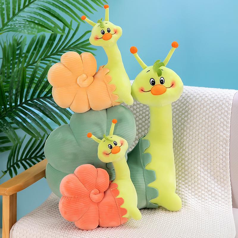 Linda muñeca de caracol caracol juguete de peluche para niñas en la cama para dormir muñeca linda decoración del hogar al por mayor