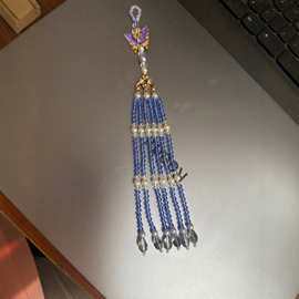 古风汉服秀禾服流苏串珠DIY手工吊坠新娘敬酒服旗袍压襟挂件辅料