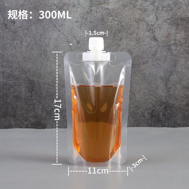 メーカー卸売漢方薬バッグスープ薬バッグ使い捨て液体再パッケージハーブティー液体大口透明自立スパウトバッグ|undefined