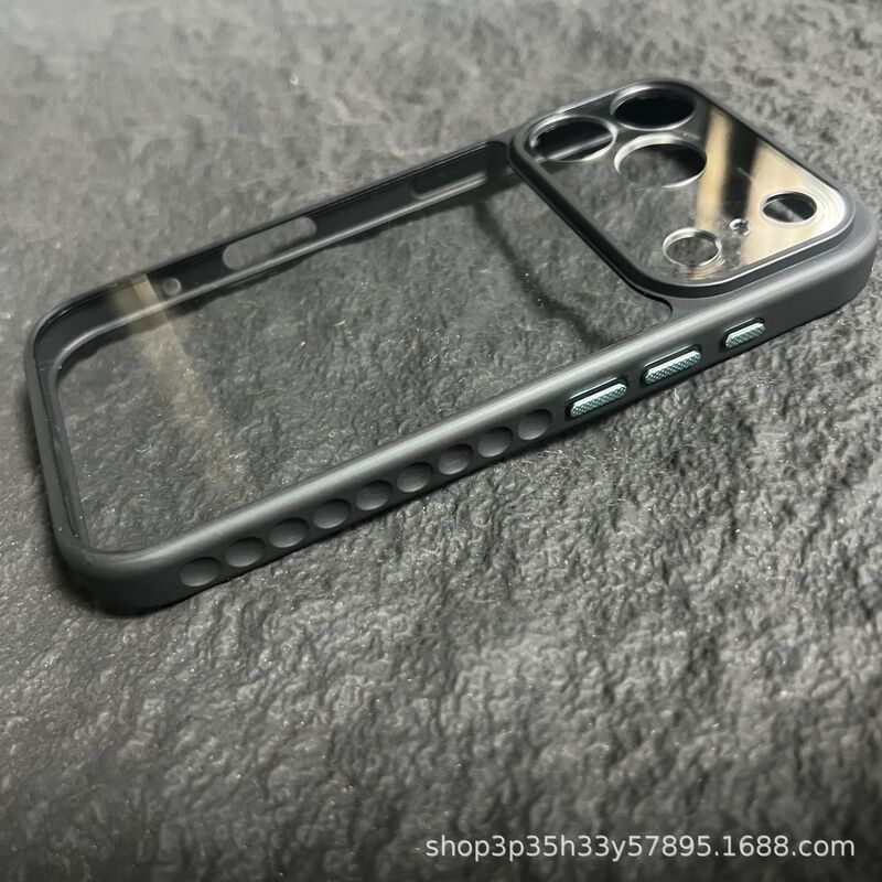 适用苹果iphone17手机壳磨砂高透保护套防摔波点大视窗防滑高透|undefined