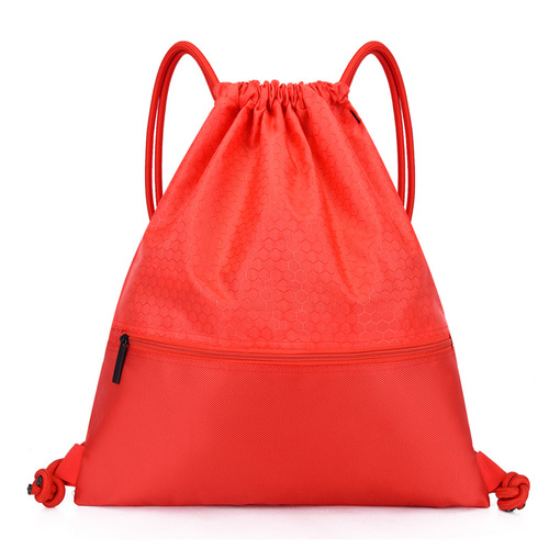 Oxford cloth drawstring bag large capacity event bag shoulder sports fitness bag outdoor training bag men and women drawstring bag