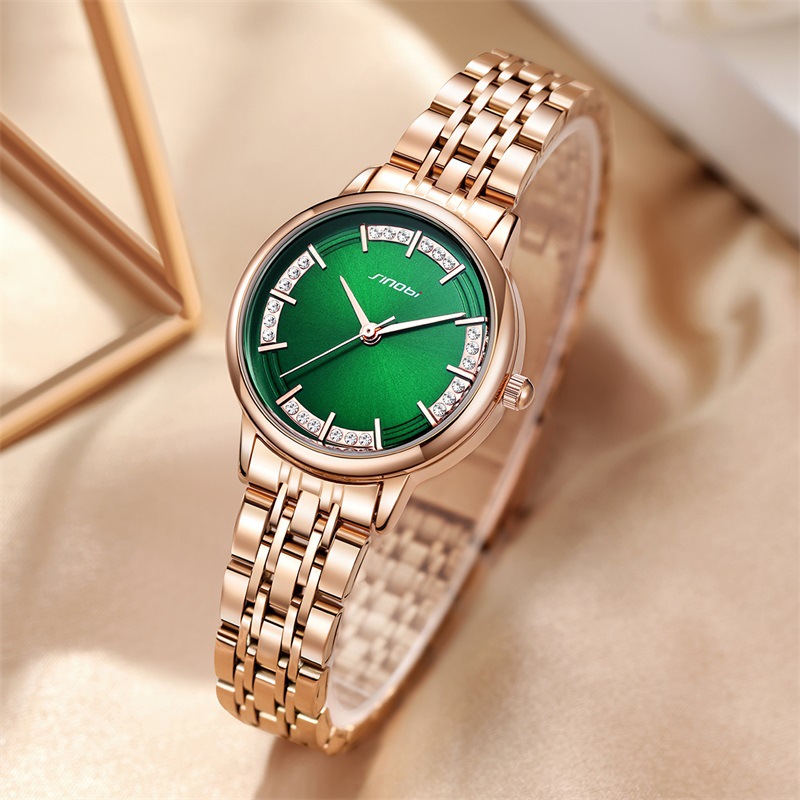 Watch women's steel belt waterproof watch women's cross-border Diamond vacuum electroplating wholesale watch women's watch Guangzhou watch