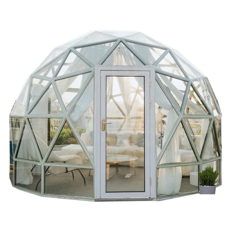 Muye acampar al aire libre de cristal estrellado cielo bola carpa Hotel Gran camping de vidrio esférico tienda de hotel Habitación de cielo estrellado