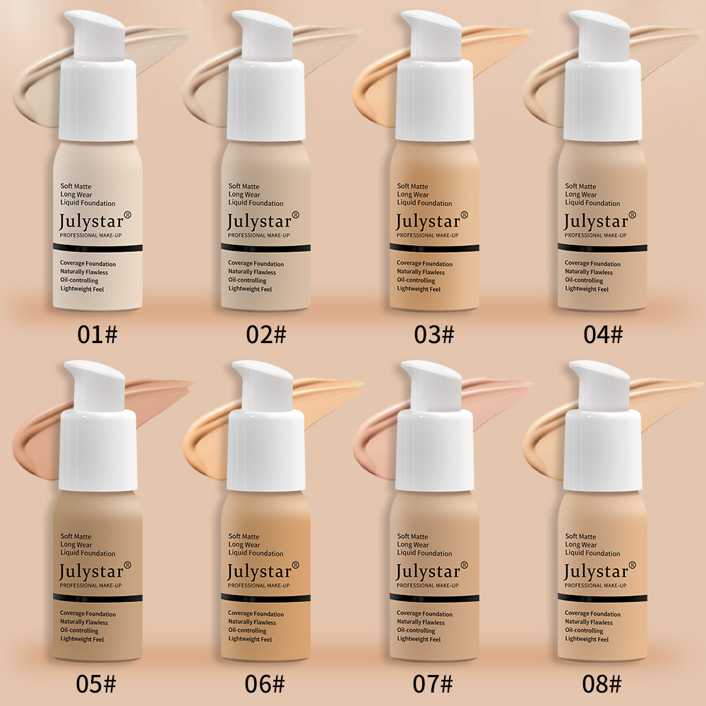 60g Weight Fashion Waterproof And Durable Smear-proof Makeup Moisturizing Foundation