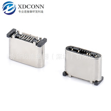 8pin��ʽ�NƬ���wTYPE-C���^H=6.1MM�o����USB���^180��SMT����