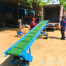 纸箱装车皮带机 PVC防滑输送带 移动升降可调 皮带输送机厂家