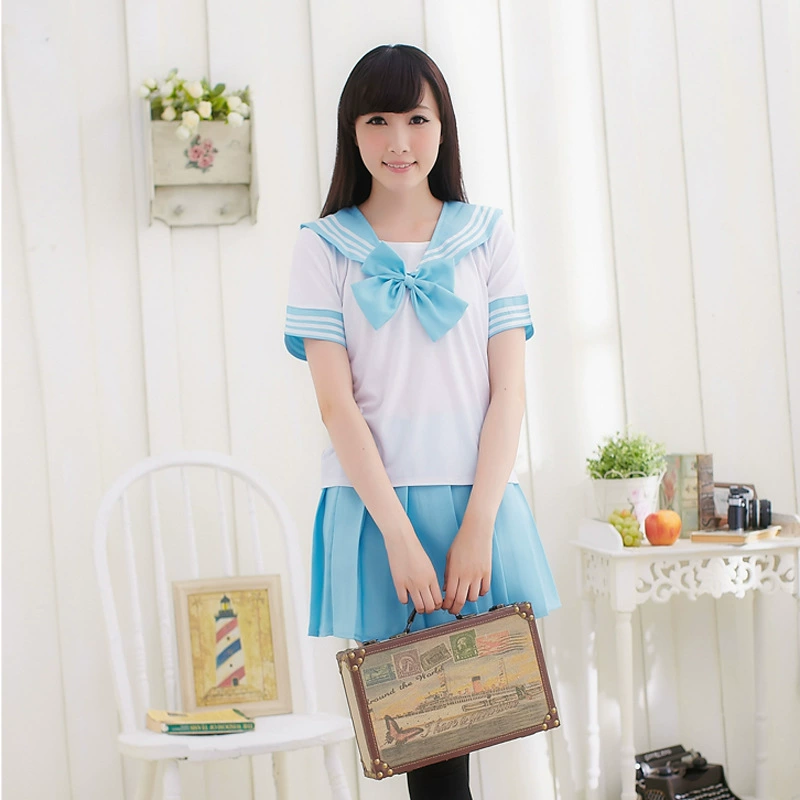 Британская японская Корейская школьная форма костюм Студенческая форма женская форма JK форма моряка анимация красочный костюм в наличии