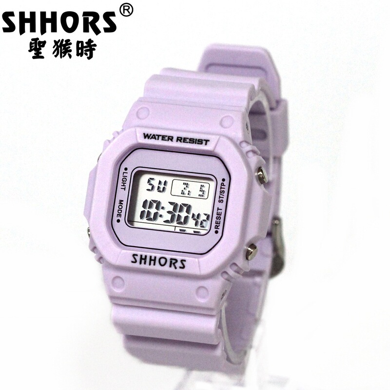 Holy Monkey SHHORS Fashion Square Led Digital Electronic Watch Men's and Women's Students Leisure Sports Watch