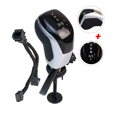 Cab and accessories – Gear Modification Accessories - matte-silver-flat-leather-white-light-automatic-transmission