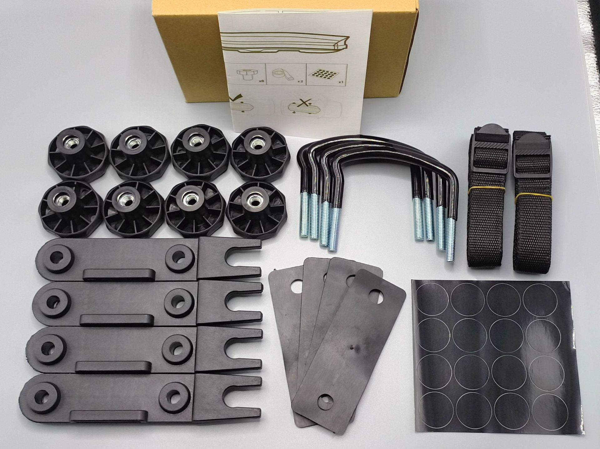 Car Roof Luggage Rack Installation Accessories Special U-Shaped Bolt U-Hook Luggage Rack Silent Crossbar Car Rack