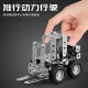 3d metal assembled engineering vehicle toy creative model Building Blocks Children's military ship gift model car