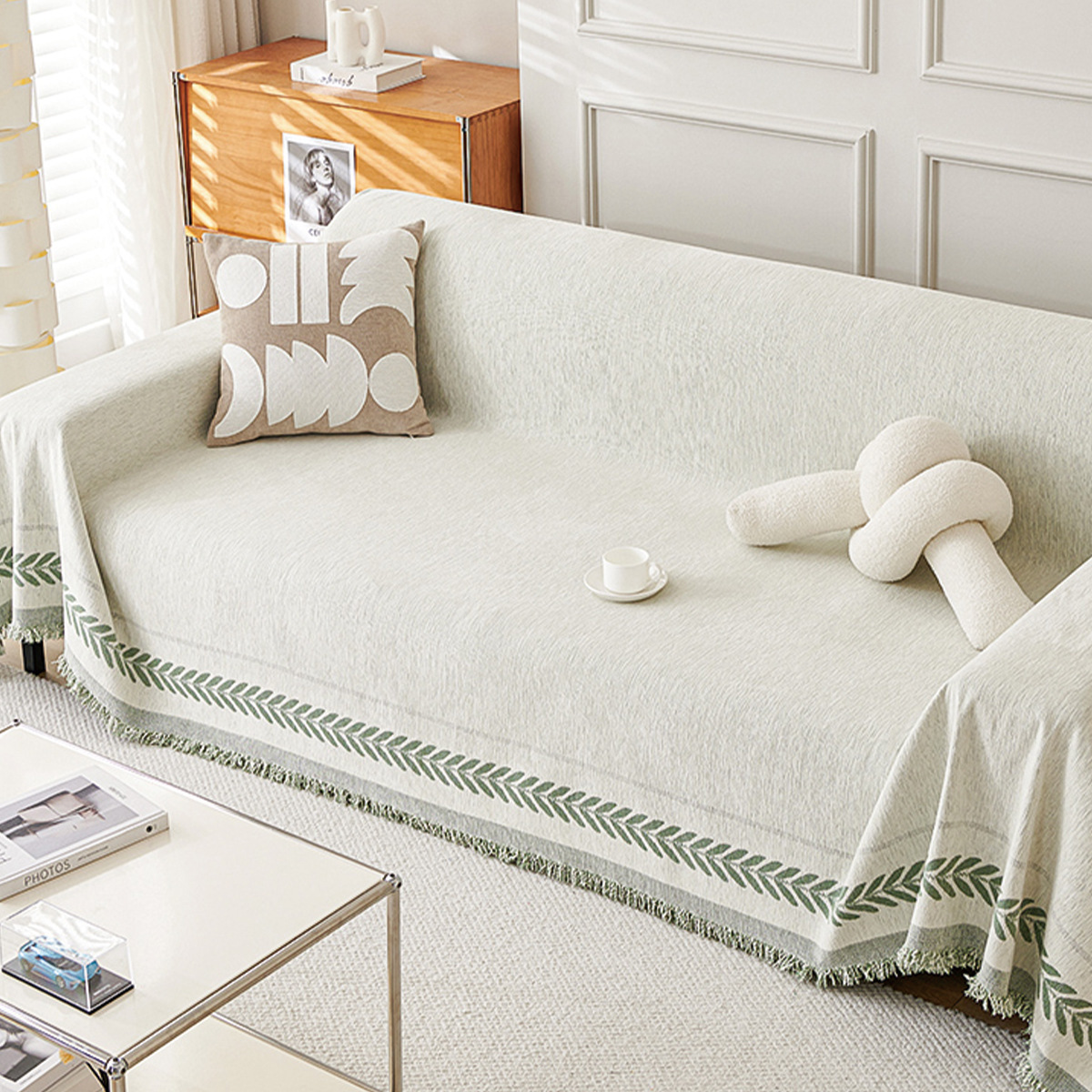 Funda de sofá universal para todas las estaciones, tela suave de alta calidad, diseño elegante transfronterizo