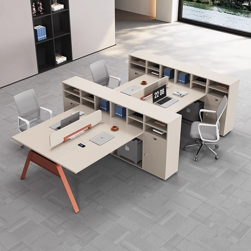 Staff Office Desk and Chair Staff Station Combination Simple Modern 6-Person Office Screen Card Holder Computer Desk Furniture Staff Office Desk and Chair Staff Station Combination Simple Modern 6-Person Office Screen Card Holder Computer Desk Furniture