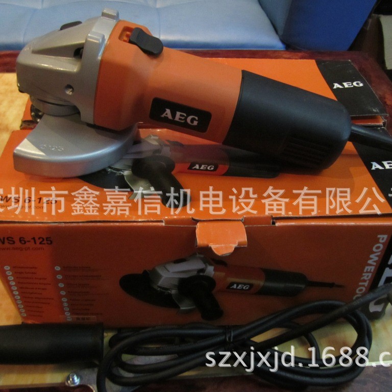 现货批发零售德国AEG磨光机WS6-125
