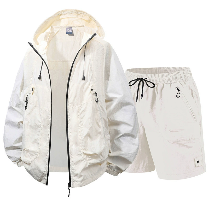 Набор из ледяного шелка мужской летний мужской спортивный солнцезащитный крем из двух частей