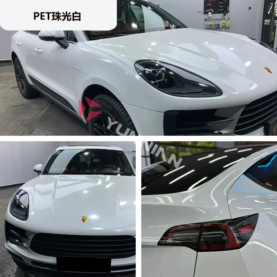 Metal Color Changing Film Pvc Auto Color Change Film - pet-pearlescent-white-15216m