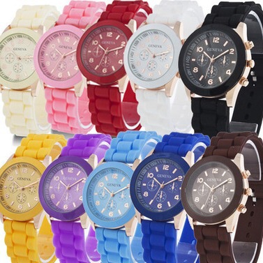 Spot Geneva Geneva Silicon Silicon Play Watch Women's Korean Version…