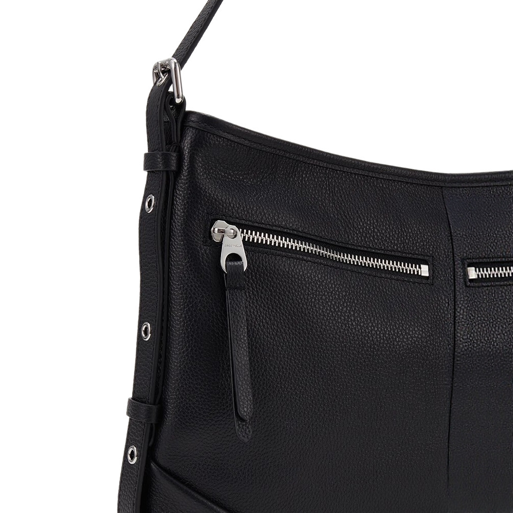 Coccinelle New Genuine Leather Women's Handbag Top Grain Cowhide Shoulder Bag Large Capacity Fashion Underarm Bag Motorcycle Bag - Thumbnail 5