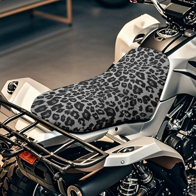 European and American Export New Beach Motorcycle Seat Cover Leopard Print Pattern Design One Piece Atv Seat Cover