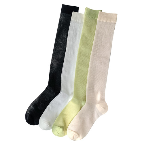 Socks for women spring and summer Cassia calf socks transparent thin trendy ins Japanese sweet girl JK Lolita stockings wholesale