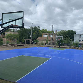 特πYD1常规篮排球场拼装地板幼儿园地垫庭院家庭室内悬浮地板