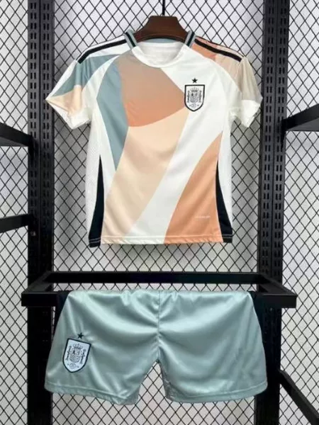 Hot Club Retro Jersey Children's Clothing Set Short Sleeve Jersey Sports Football Suit