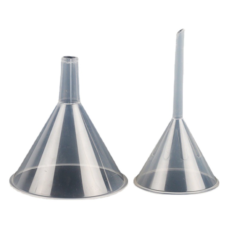 Embudo de plástico 60 75 90 120 150mm triángulo líquido separación embudo consumibles experimental suministros material PP