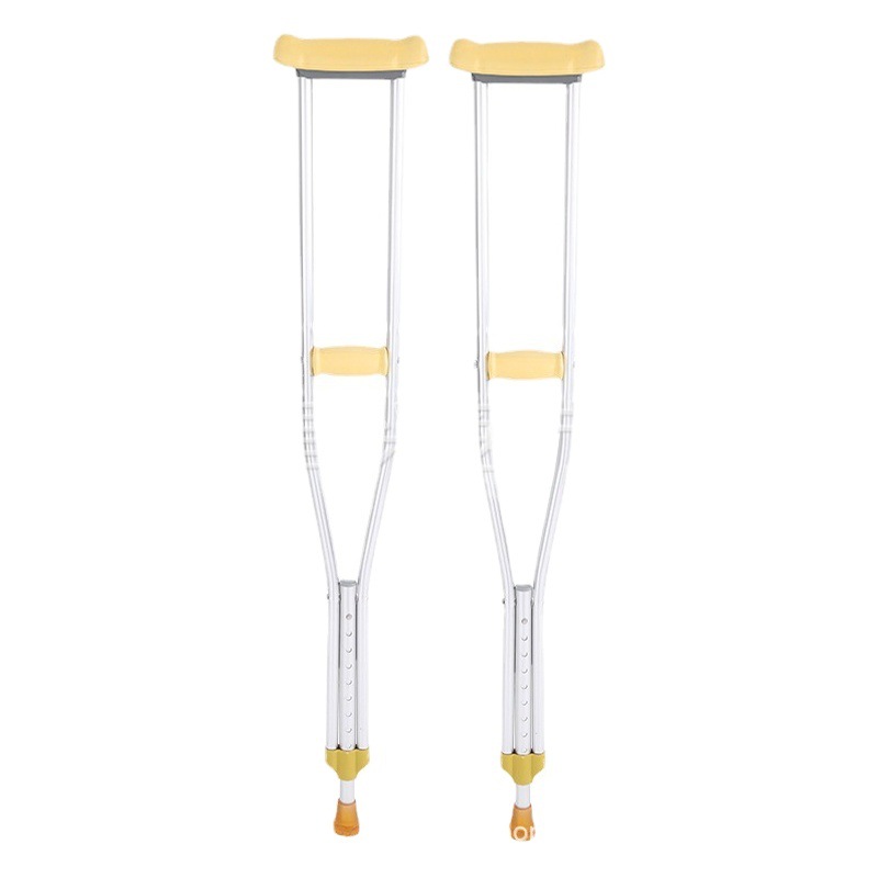 Muletas de aleación de aluminio directo de fábrica muletas de axila de acero inoxidable muletas debajo del brazo muletas engrosadas muletas dobles muletas antideslizantes para los ancianos