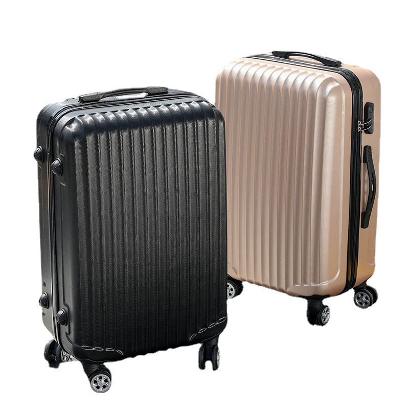 Universal suitcase on wheels, durable capacious box for traveling, 20 inch