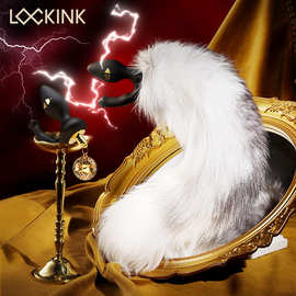 萨蔓达lockink电击震动狐狸尾巴情趣后庭肛塞cosplay成人玩具