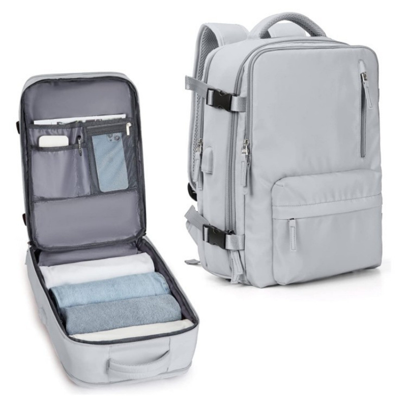 スポット卸売クロスボーダーAmazon新しいUSB充電式大容量旅行バックパック多機能スクールバッグ|undefined