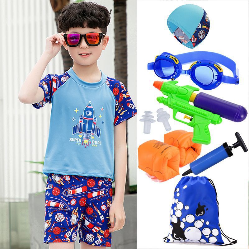 traje de baño para niños, traje de baño para niños, traje de baño de secado rápido para niños, traje de playa para niños mayores