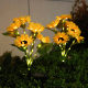 ✅2025 Cross-border New Solar 6 Sunflower Lantern Simulation Lawn Courtyard Garden Landscape Atmosphere Lamp