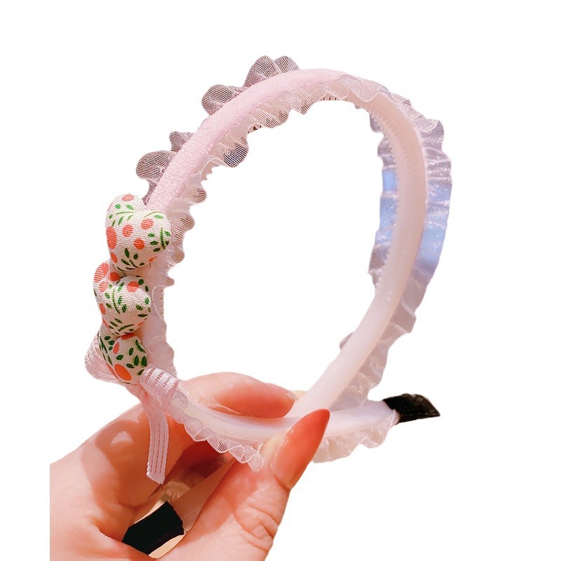 Los niños de Corea del Sur malla arco diadema no duele el pelo tocado antideslizante roto pelo horquilla chica linda diadema accesorios para el pelo