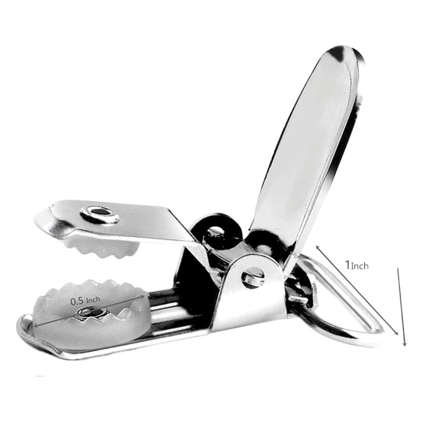 Correa de hombre con clip de pico de pato de pegamento hebilla de pico de pato antideslizante con aguja y clip de correa de uñas 0028