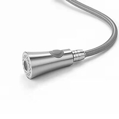 Stainless steel kitchen pull-out faucet spray head water outlet accessory sink bubbler basin faucet spout small shower