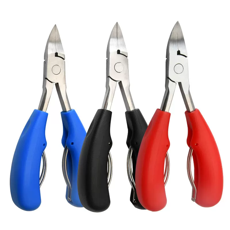 甲沟专用指甲剪刀pp手柄鹰嘴指甲钳剪死皮尖嘴修脚刀炎脚趾夹沟