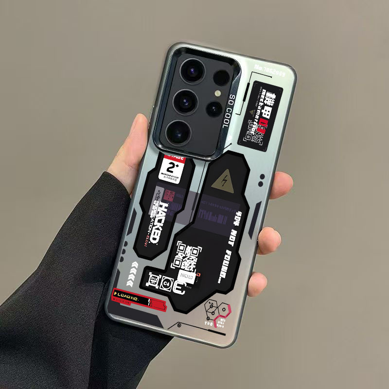 Suitable for Samsung A55 35 A53 34 Mobile Phone Case S24Ultra Mechanical Mecha S23Fe/Note20Ultr