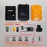 替代DEW得伟20V电池套料 DCB206 10芯18650原款大板 0.25专用镍片